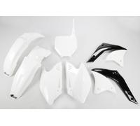 Ufo Kawasaki Kxf 250 2008-2008 Kakit210-047 Plastics Kit Blanc