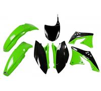kit plastique carènes Kawasaki KXF 250 2009 - 2012 réplique Ufo Plast