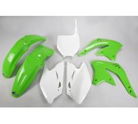 Ufo Kawasaki Kxf 450 2008-2008 Kakit211-999 Plastics Kit Blanc