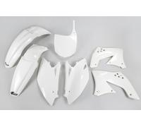 kit plastique carènes Kawasaki KXF 450 2009 - 2011 Ufo Plast blanc