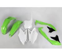 UFO kit Plastique Couleur Origine (2016) Vert/Noir/Blanc Kawasaki kx450f
