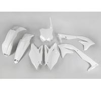 Ufo Kawasaki Kxf 450 2018-2018 Kakit226-047 Plastics Kit Blanc