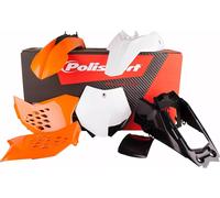 Kit plastique carènes orange blanc Polisport Ktm Sx 65 90450