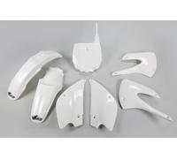kit plastique carènes restyling Kawasaki KX 85 2001 - 2013 Ufo Plast blanc