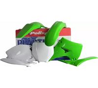 Kit plastique carènes vertes Polisport Kawasaki Kx 125-250 90090