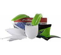 Kit plastique carènes vertes Polisport Kawasaki Kx 450 90250