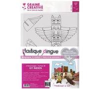 Kit plastique fou - théâtre en 3D - Indiens Multicolore G