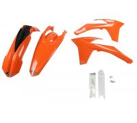 Ufo Ktm Exc/exc-f 2012-2013 Ktkit513f-999 Fork Protectors & Plastics Kit Orange