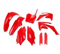 Ufo Honda Crf 250r/450r 2011-2013 No Usa Hokit114f-070 Fork Protectors & Plastics Kit Rouge