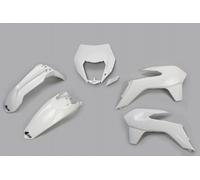 Ufo Ktm Exc/exc-f 2014-2016 With Headlight Ktkit524-047 Plastics Kit Clair
