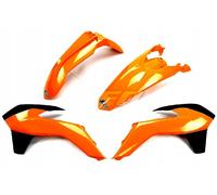KIT PLASTIQUE KTM EXC '14-'16, COULEUR OEM '14 (ORANGE/NOIR) (KT5