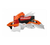 POLISPORT Kit plastique couleur origine (2016) orange/blanc/noir KTM
