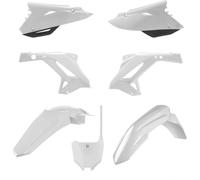 Kit plastique POLISPORT MX Restyling blanc - adaptable sur Honda CR125 / 250
