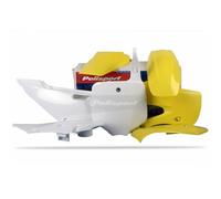 POLISPORT 90092 - Kit de répliques plastiques MX de Polisport pour ceux qui recherchent la qualité OEM pour motos Suzuki en couleur OEM