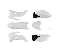Kit plastique Type TTR110 - Blanc - Dirt Bike