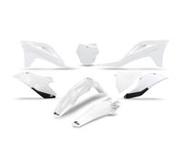 Kit Plastique UFO Blanco-Gas Gaz pour Moto Pièces de Rechange Accessoires