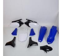 Kit Plastique Ufo Bleu Blanc Noir Pour Moto Cross Yamaha 450 Yzf 2010 Carénage Neuf
