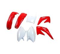 kit plastique ufo couleur origine rouge/blanc honda crf450r