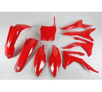 KIT PLASTIQUE UFO HONDA CRF 250R '14-17, CRF 450R '13-16 AVEC COUVERCL