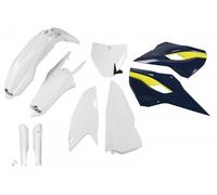 Ufo Husqvarna Tc 250 2016-2016 Hukit617f-999 Fork Protectors & Plastics Kit Clair
