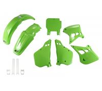 Kit Plastiques Carénages FULL Kawasaki KX 125 - 250 1992 Ufo Plast Vert
