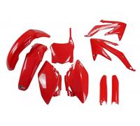 Ufo Honda Crf 450r 2008-2008 Hokit110bf-070 Fork Protectors & Plastics Kit Rouge