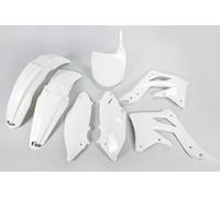 Ufo Kawasaki Kxf 450 2012-2012 Kakit217-047 Plastics Kit Blanc