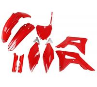 Ufo Honda Crf 250r/450r 2018-2021 Hokit119f-070 Fork Protectors & Plastics Kit Rouge