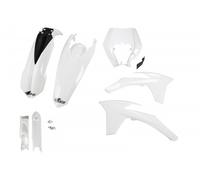 kit plastique Ktm Exc 125 200 250 300 350 450 500 2012 - 2013 blanc porte-phare