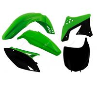 Kit plastiques Racetech couleur origine (2012) vert/noir