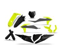 Kit plastiques UFO noir/gris/jaune fluo - KTM