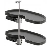 Kit plateaux de meuble d'angle Cornerstone maxx Unero anthracite - largeur 450 - montage à gauche Vauth Sagel