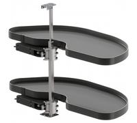 Kit plateaux de meuble d'angle Cornerstone maxx Unero anthracite - largeur 500 - montage à gauche Vauth Sagel