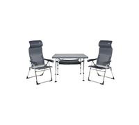 Kit Plein Air - Ergonomic Classic - Gain de place maximal - 2 fauteuils + table - Compact pliable