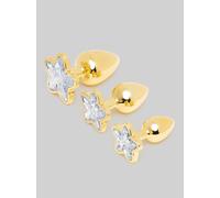 Kit plug anal bijou Star Power 3 pièces