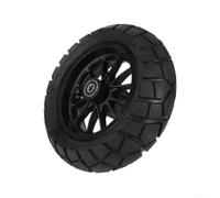 Kit pneu et moyeu de roue sans chambre à air 9x3 05 5 pour trottinette électrique Kukirin G2 Pro DB conçu pour une meilleure adhérence et absorption des chocs (roues + pneus, noir)