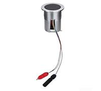 Kit pneumatique double chasse d'eau 5,8 cm ABS capteur infrarouge sans | Installation manuelle sans outil compatible avec les réservoirs standard résistant à l'humidité ABS gris profil peu