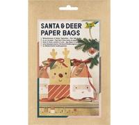 Kit pochettes-cadeaux de Noël 'Santa & Deer'