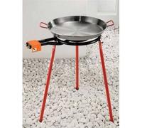 KIT POELE A PAELLA Ø 70 BRULEUR Ø 60 ET TREPIED SIMPLE A17-Kit70cm60cm