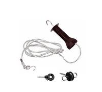 Kit poignée avec sandow extensible et 2 isolateurs Beaumont Noir TU