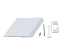 Kit Poignee Blanche + Crochet + Axe + Ressort De Hublot Pour Lave Linge Faure