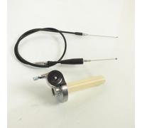 Kit Poignée De Gaz Tirage Rapide Et Câble D'accélérateur 103/122cm Pour Moto 2t