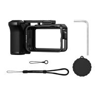 Kit Poignée de Photographie de Rue pour DJI Osmo Action 6 avec Libération Magnétique Rapide, Poignée à Obturateur Réglable et Pied Froid, Coque de Protection pour Accès Rapide à la Batterie, Vlog et C