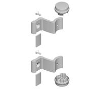 Kit poignée DIVA XI diamètre 40 mm alu RAL9006 LA CROISEE DS DS7329-007