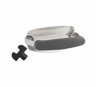 Kit poignée et bouclier pour couvercle à charbon de bois 80672 compatible avec barbecue à charbon Weber Smokey Joe 2015 et ultérieur, Kettle Grill Rapidfire Compact Cheminée Starter