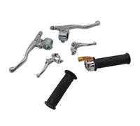 KIT POIGNEE-LEVIER CYCLO TARGA MINI METAL CHROME