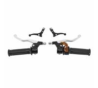 Kit poignee-levier cyclo targa mini metal-plastique noir-chrome