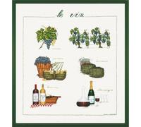 Kit point compté Le Bonheur des Dames "Vin", 40x46cm, DIY