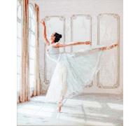Kit point de croix Ballerine LETI 901 | embroidery by Marussia