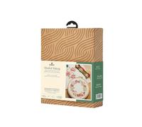 Kit point de croix - Broderie - DMC - Fragrance de rose - Tambour, fils, aiguill